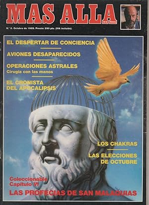 REVISTA MÁS ALLÁ Nº 8 OCTUBRE 1989 LOS CHAKRAS, EL DESPERTAR DE LA CONCIENCIA