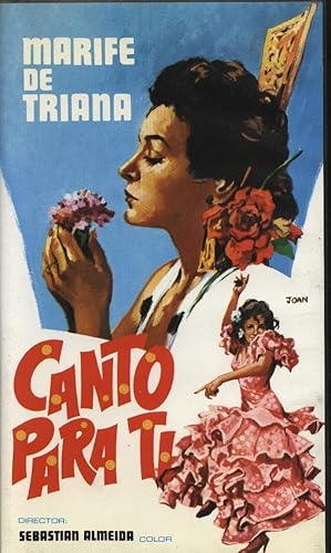 PELÍCULA VÍDEO VHS CANTO PARA TI, MARIFE DE TRIANA (CINE CANCIÓN ESPAÑOLA - COPLA ANDALUZA)