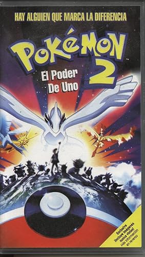 PELÍCULA VÍDEO VHS POKÉMON 2 EL PODER DE UNO (CINE INFANTIL - DIBUJOS ANIMADOS)