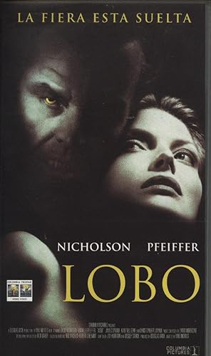 PELÍCULA VÍDEO VHS LOBO: MIKE NICHOLS. JACK NICHOLSON Y MICHELLE PFEIFFER (TERROR)