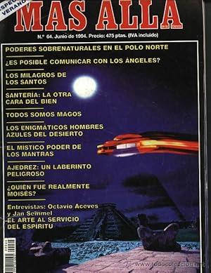 REVISTA MÁS ALLÁ Nº 64 - JUNIO - 1994: ÁNGELES, SANTERÍA, MAGOS