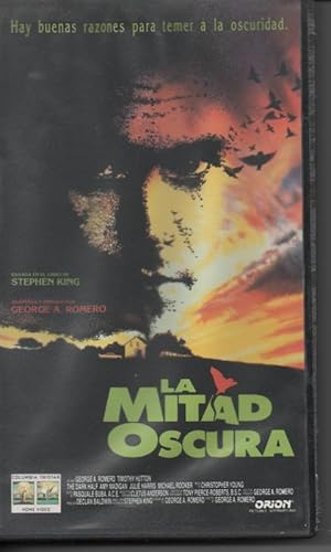 PELÍCULA VHS LA MITAD OSCURA - GEORGE A. ROMERO - STEPHEN KING (TERROR).