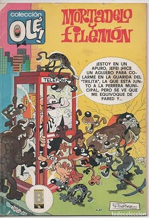 MORTADELO Y FILEMÓN OLÉ 203 1989 TRAS LA PISTA DE ALIMARIGUANO