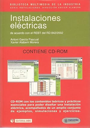 INSTALACIONES ELÉCTRICAS de Acuerdo con el REBT del RD 842/2002