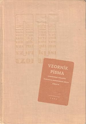 Vzorník písma odborného u ili  a  tátnych pracovných záloh íslo 15 [A typographic specimen of the...