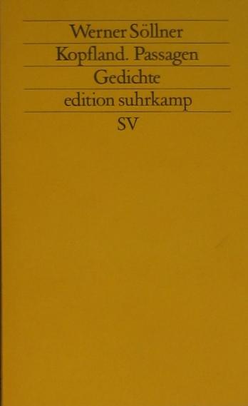 Kopfland, Passagen: Gedichte (edition suhrkamp)
