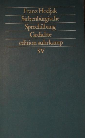 Hodjak, F: Siebenbürgische Sprechübung