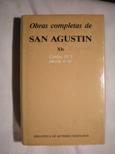 Obras completas de San Agustín. XIb: Cartas (3.º): 188-270 (NORMAL)