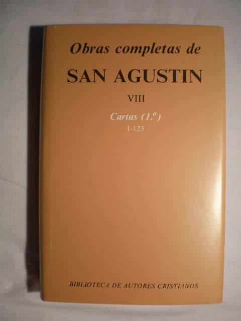 Obras completas. Tomo VIII. Cartas (1º) 1-123 - San Agustín