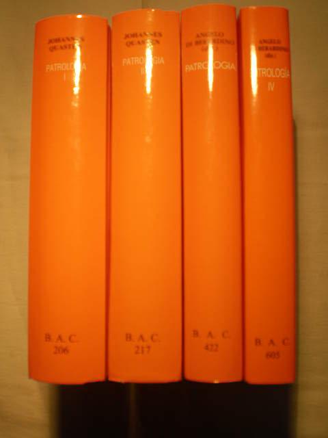 Patrologia,  4 vols. (o.c.)