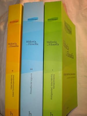 historia de la filosofia johannes hirschberger