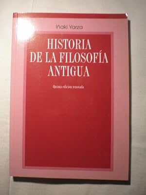 Historia de la filosofía antigua