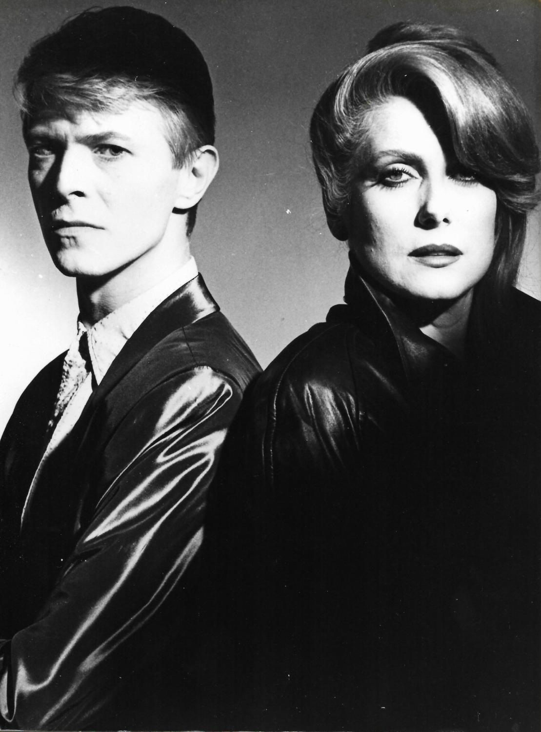 Photographie argentique : David Bowie et Catherine Deneuve dans le ...