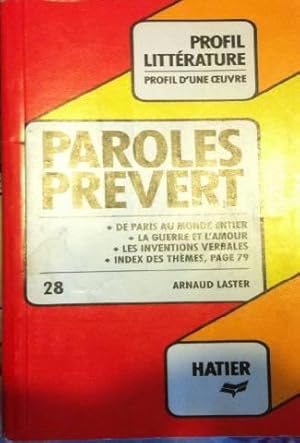 Prévert, Paroles