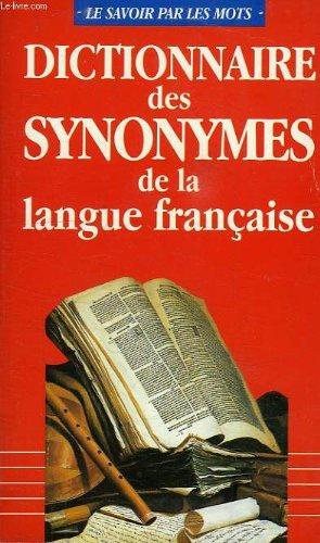 Dictionnaire des synonymes de la langue francaise