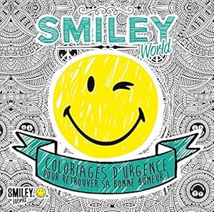 Smiley - Coloriages d'urgence pour retrouver sa bonne humeur (bleu)