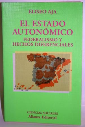 18500868502 - El estado autonómico federalismo y hechos diferenciales (Eliseo Aja) - (Audiolibro Voz Humana)