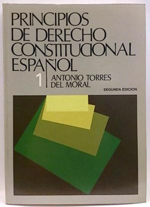 Principios de derecho constitucional español, 1