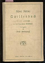 Quellenbuch für den Unterricht in der deutschen Geschichte