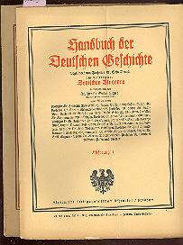 Handbuch der Deutschen Geschichte