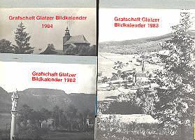 Grafschaft Glatzer Bildkalender 1982 + 1983 + 1984
