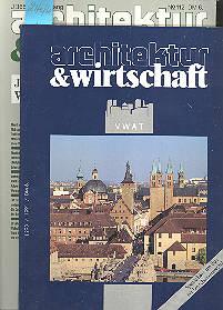 Architektur & Wirtschaft Journal Würzburg, 2 Hefte