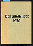 Baltenkalender 1950