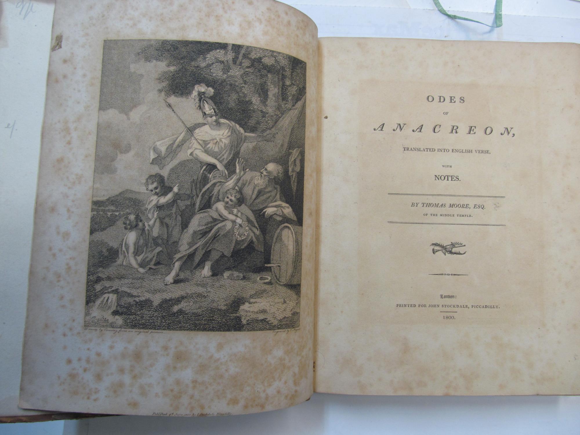 The Odes of Anacreon