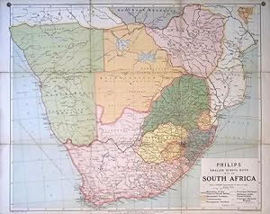 Smaller school room map of South Africa