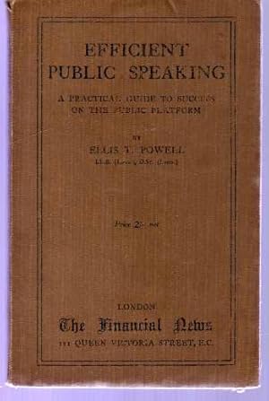 Efficient Public Speaking