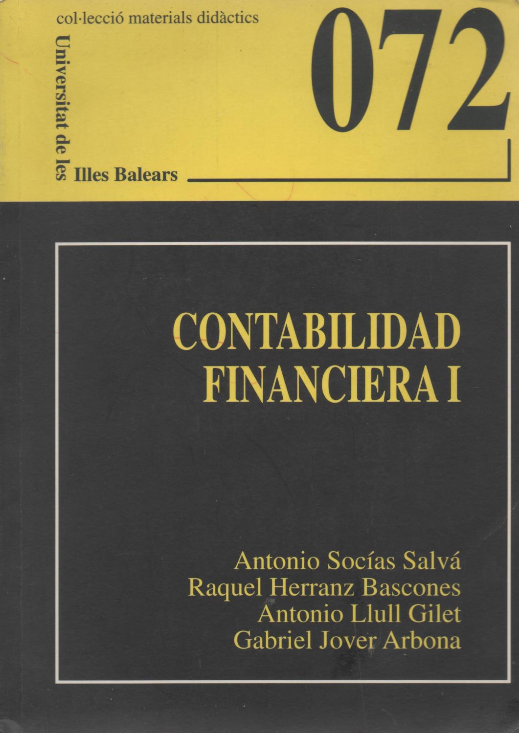 Contabilidad Financiera I