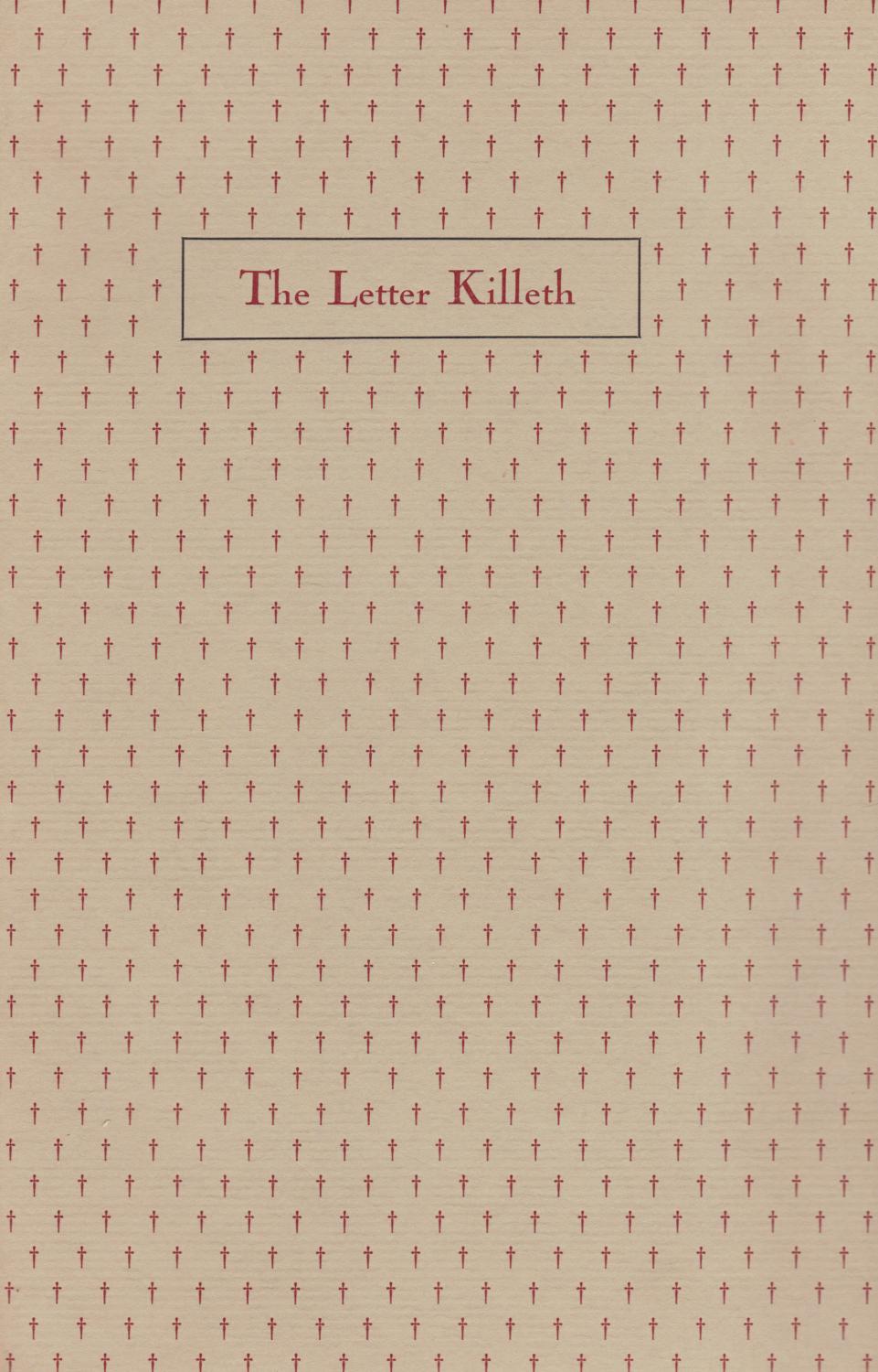 the letter killeth by rosenberg betty kenneth karmiole ca soft the letter killeth