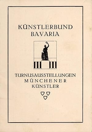 Künstlerbund Bavaria. Turnusausstellungen Münchener Künstler. Familien-Einladungskarte zur offizi...
