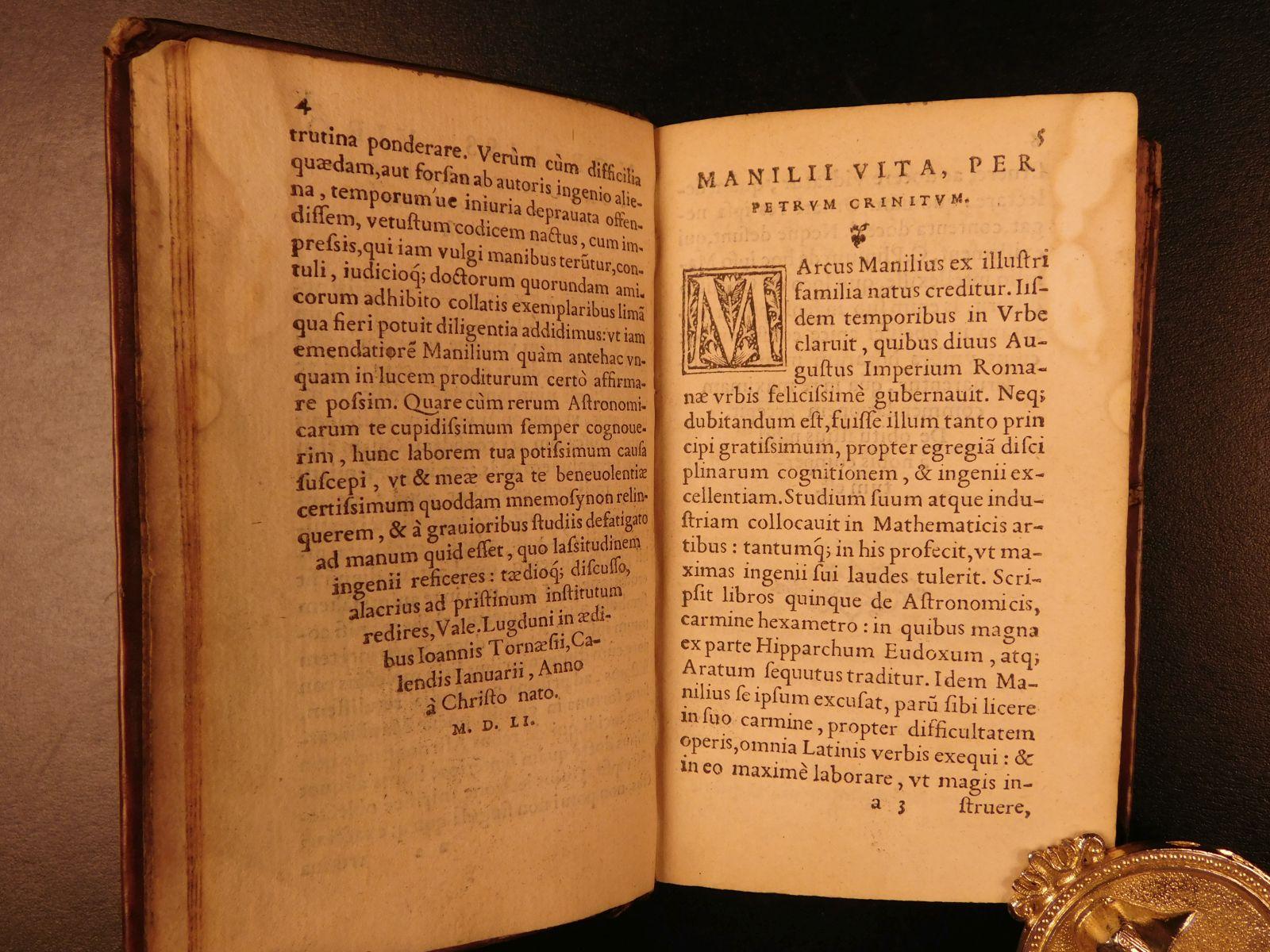 1551 Astronomicon Manilius Ancient Rome - 