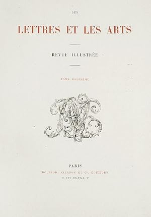 Les lettres et les arts. Revue illustrée. Jg.1 (von 4) in 2 Bdn.