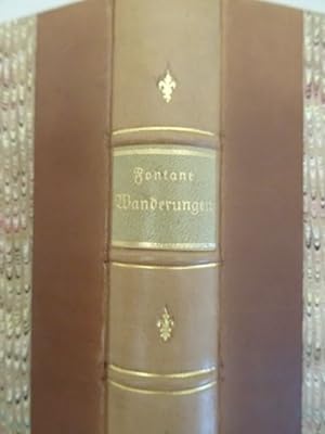 Wanderungen durch die Mark Brandenburg. Bd. 1 (von 4). Berlin, Hertz, 1862. 1 Bl., Titel, XI, 475...