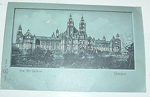 Fine Art Galleries Glasgow, Hold to Light Postcard