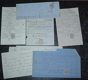 Flockhart Family of Annacroich & Annafreich Payment Receipts Revenue Stamp