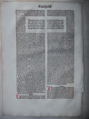 Biblia latina (mit Postilla des Nicolaus de Lyra)