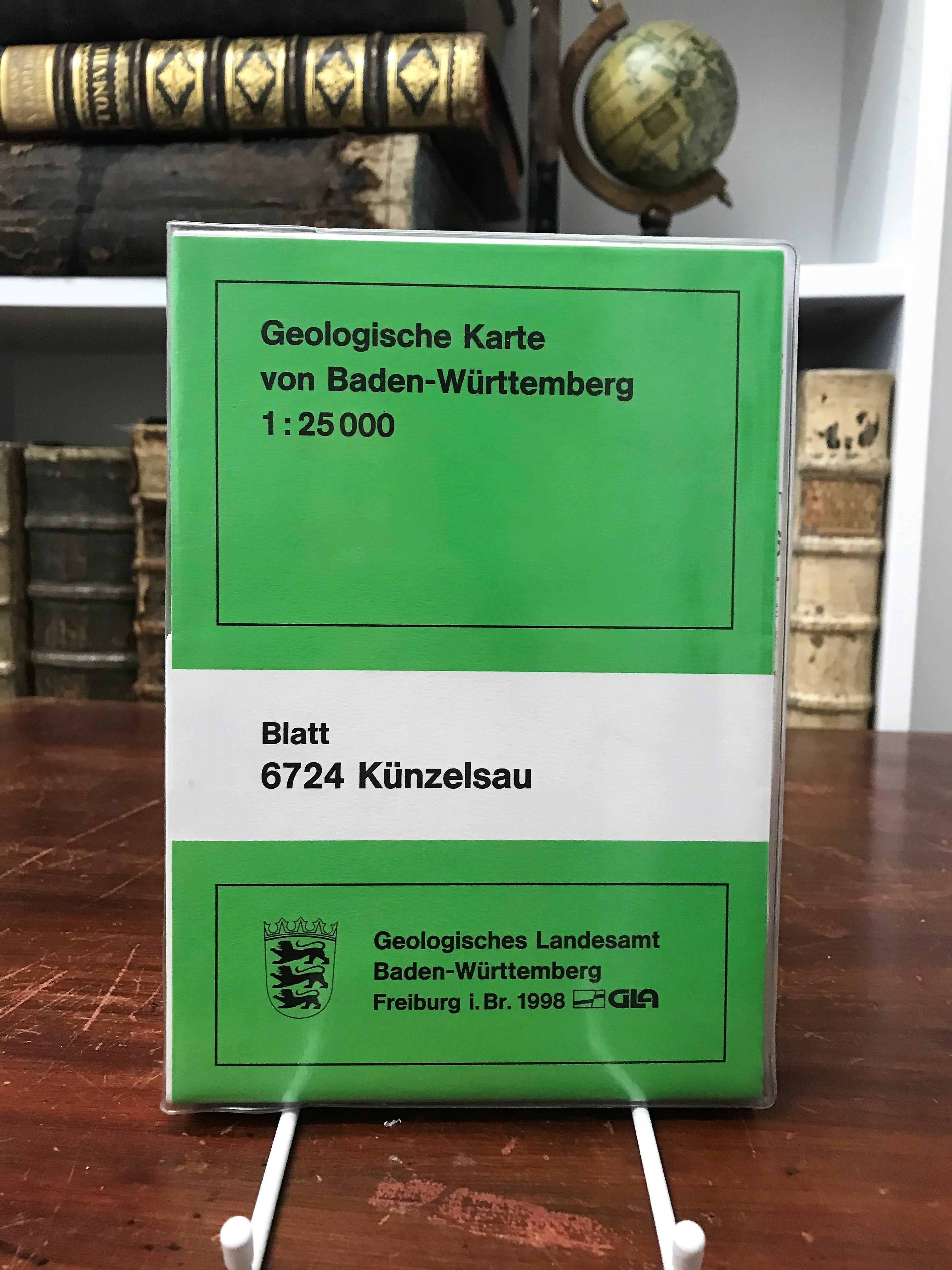geologische karte von wuerttemberg - ZVAB