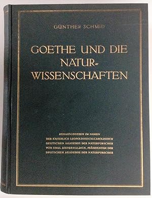 Goethe und die Naturwissenschaften. Eine Bibliographie.