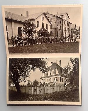 Zieglersche Anstalten Knabeninstitut u. Taubstummenanstalt Wilhelmsdorf. Postkartenleporello mit ...