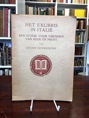 Het exlibris in Italie. Een studie voor vrienden van boek en prent.