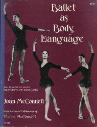 Ballet as Body Language., The Anatomy of Ballet for Student and Dance Lover.