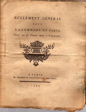 Règlement général pour la Commune de Paris