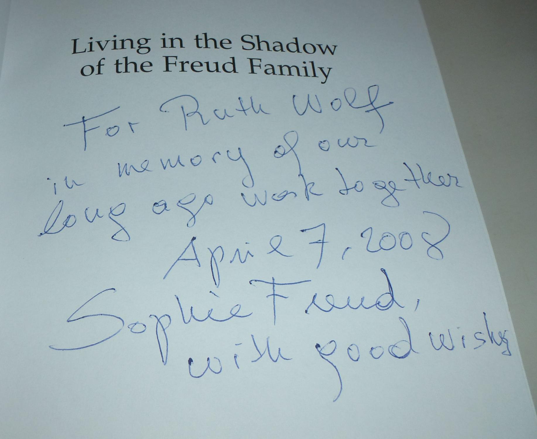 Living in the Shadow of the Freud Family