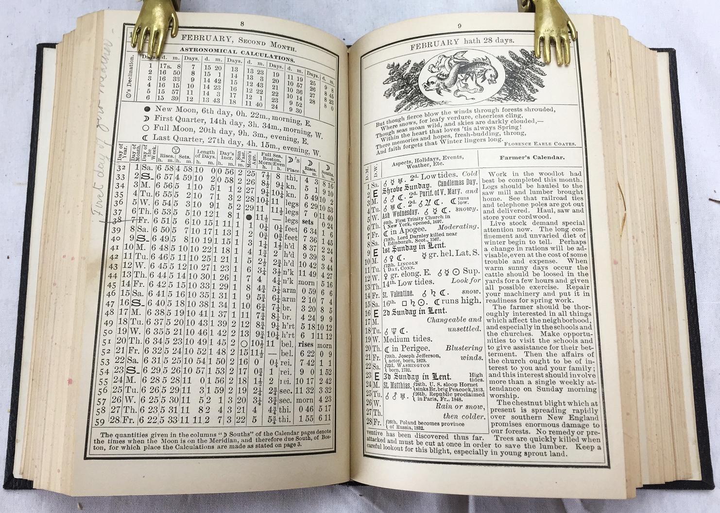 The Farmer's Almanack The Old Farmer's Almanac (17981974, No. 6182