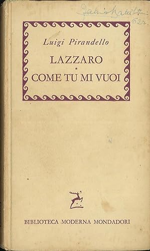 Come tu mi vuoi (Biblioteca italiana) (Italian Edition)