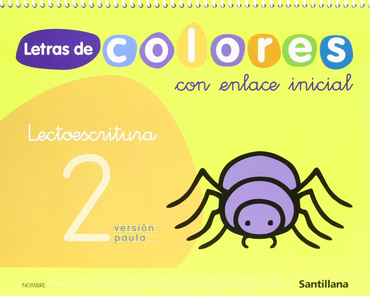 Letras colores 2 (+cuento) (3 aÑos) lectoescritura - Varios autores