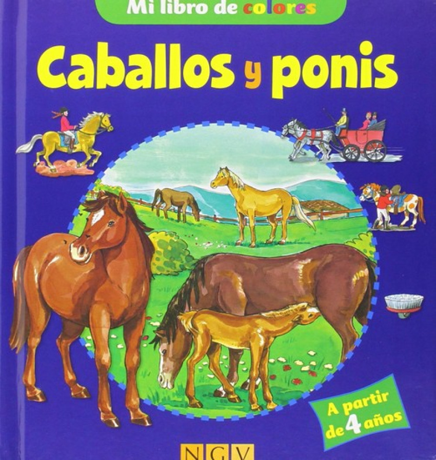 Mi libro colores caballo y ponis